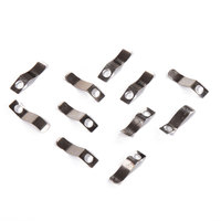 Pièce métallique d'estampage de précision sur mesure laiton béryllium cuivre argent ressort en acier batterie ressort plat électrique Contact ressort à lames