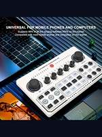 Kit de Streaming Audio X50 Table de Mixage Sonore Numérique Cartes Son pour Gaming Enregistrement Podcast Studio DJ