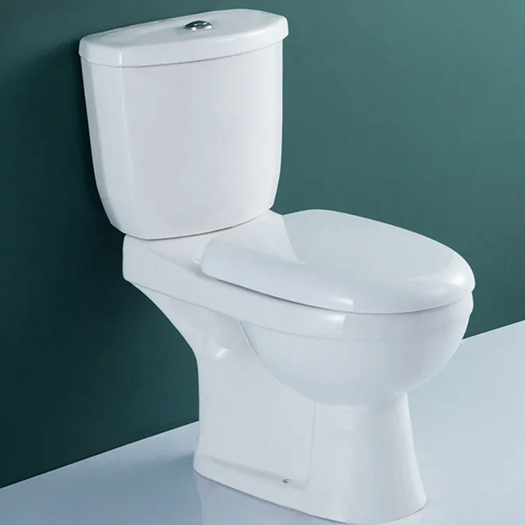 Классический английский легко моющийся туалет из двух частей современные керамические унитазы