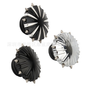 ฝาถังน้ำมันรถจักรยานยนต์ mochark ตะปู CNC ชุบสีดำและสีเงินสำหรับ Harley Davidson 883 XL1200 48 Dyna softtail modification - Product Image 1