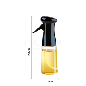 Custom Labels Portable Plastic Empty PET olive oil spray bottle for BBQ 200ML 320ML