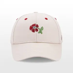 قبعة رياضية للشارع مخصصة من 6 أطقم بغطاء للرأس مطرزة قبعات للبيسبول للفتيات قبعات ملائمة للرجال
