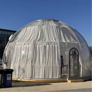 Lucidomes Maison d'extérieur moderne, dôme igloo, cabine, tente, chambre géodésique, mini-maison, transparente PC+<span class=keywords><strong>Alu</strong></span>. Bar de fête quatre saisons - Product Image 4