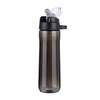 Bouteille d'eau de sport en plastique transparent écologique de 600 ml, gobelet de voyage à boire directement pour la salle de sport