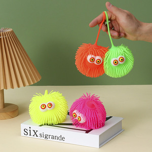 Jouets anti-stress Jouet sensoriel Vente chaude Boule poilue douce et brillante Fidget Squeeze Puffer Jouet pour enfants - Product Image 4
