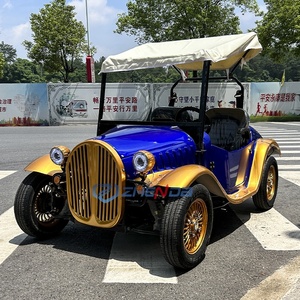 ZHENDA Nuevo Coche Eléctrico Clásico de Lujo Vintage - Estructura Totalmente Metálica, 2 Asientos, ¡Gran Venta para Eventos de Boda y Turismo! - Product Image 6