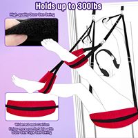 BDSM Kit porte balançoire sexe retenue réglable sexe fronde cou sangle menottes Bondage balançoire sexe meubles pour chambre jeux pour adultes