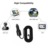Adaptador de encendedor de coche OEM con cable de carga Tipo-C de 12V 24V a 5V 3A para grabadora de conducción DVR y cargador de coche