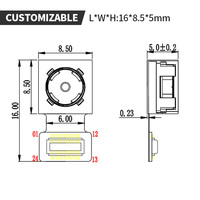 Sony — capteur photo OV8865, Module d'appareil photo 8MP, Autofocus, 4K, MIPI