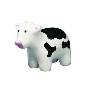 Jouet promotionnel de balle anti-stress de vache en PU avec impression de logo sur mesure pour les 14 ans et plus - Product Image 6