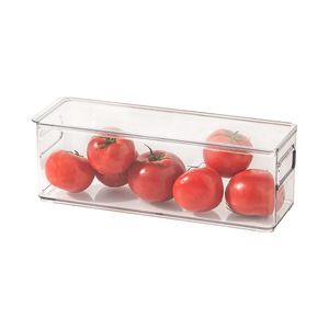 <b>Refrigerator</b> Storage Box Rectangle With Handle Food Grade For Fruit Vegetable Egg Organizing - Product Image 5