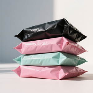 Bolsas de entrega a medida con material de PE robusto resistente a fugas e impermeable fuerte capacidad de carga bolsas de mensajería de envío - Product Image 4