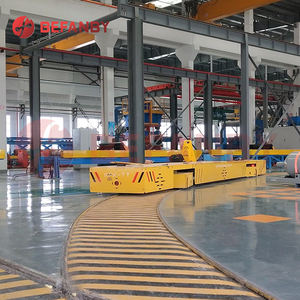 Nouvelle Voiture Plate Électrique à Batterie pour le Transport de Marchandises Industrielles, Charge Lourde, Construction en Acier pour Usines de Fabrication - Product Image 1