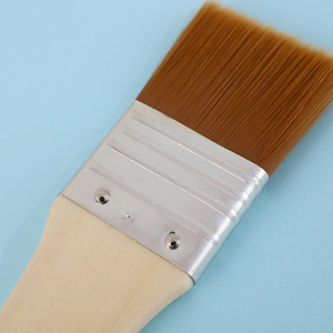 Professionale 3 pz spazzola piatta in Nylon per <span class=keywords><strong>pittori</strong></span> ad acquerello ad olio artista pittura pennello in legno - Product Image 5