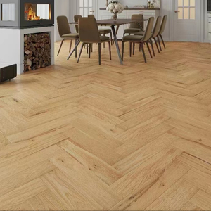 Plancher en bois massif multicouche / bois massif en chêne pour salon, <span class=keywords><strong>parquet</strong></span> en chevrons - Product Image 1