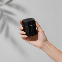 Pot à café en verre multifonction moderne Tenrey, mini boîte à café de voyage pour café moulu, hermétique avec fenêtre