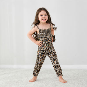 ชุดจั๊มสูทเด็กเล็ก ชุดนอนเด็กทำจากใยไผ่ ชุดนอนเด็กผู้หญิงผ้าฝ้ายนุ่ม ชุดนอนเด็กผู้หญิงผ้าโมดอล ชุดลำลอง - Product Image 1