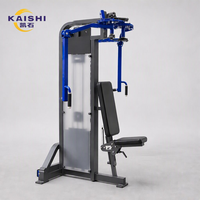 Machine commerciale Kaishi pour exercices de pectoraux assis et de dénts arrière, appareil de musculation à charge par poulie pour pectoraux et dénts, équipement de fitness certifié CE