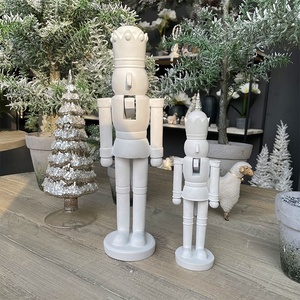 Statue de soldat pour <span class=keywords><strong>casse</strong></span>-<span class=keywords><strong>noisette</strong></span>, avec décoration traditionnelle de noël, ornement de 14 pouces de haut, artisanale - Product Image 5