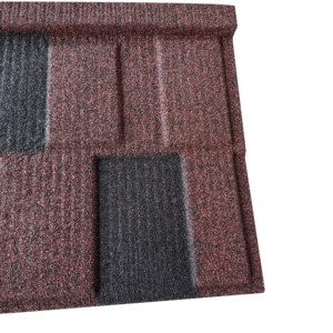 Chất lượng cao hiện đại thép lợp ngói sang trọng đá tráng với hình vuông bền cao chống ăn mòn cao <span class=keywords><strong>Ridge</strong></span> gạch - Product Image 3