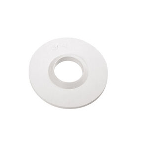 Sello de Goma Blanco de 1 1/4 Pulgadas (2.3 mm) con Borde Ligero para Aplicaciones en Pisos - Product Image 1