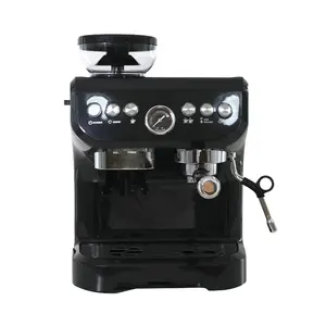 Mesin Kopi Espresso Express Stainless Steel dengan Gerinda