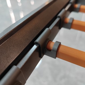 <span class=keywords><strong>Porte</strong></span>-<span class=keywords><strong>pantalon</strong></span> <span class=keywords><strong>coulissant</strong></span> en alliage d'aluminium pour armoire, organisateur de rangement pour pantalons, cravates, foulards, gain de place, support de rangement robuste pour placard - Product Image 3