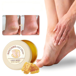 Marque privée Crème de soin des pieds biologique infusée à la glycérine Exfoliant pour peaux mortes Guérison des pieds fissurés Soulagement sain des pieds - Product Image 1