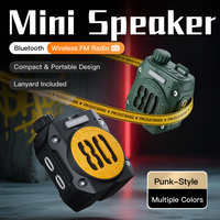 Nouvelle mini carte Bluetooth portable, radio multifonctionnelle, haut-parleur audio extérieur