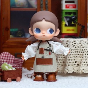 ผ้ากันเปื้อนช่างฝีมือตัวน้อย 20 ซม. เสื้อผ้าตุ๊กตา ชุดทำงาน สำหรับ Blythe Ob22 Little Six - Product Image 1