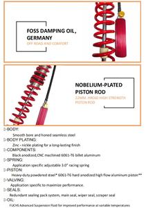 โช้คอัพแบบปรับได้ประสิทธิภาพสูง รุ่น 3.0 แบบคอยล์โอเวอร์ สำหรับรถออฟโรด 4x4 ปรับระดับได้ สำหรับ XJ TJ JK - Product Image 5