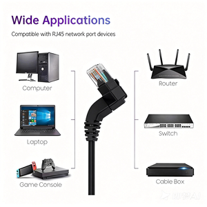 Câble de raccordement <span class=keywords><strong>Ethernet</strong></span> SIPU à angle de 90 degrés, fiable, Cat6 FTP, pour les installateurs de réseaux professionnels - Product Image 6