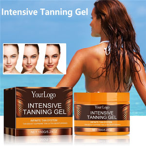 Lotion bronzante foncée non grasse à vente <span class=keywords><strong>chaude</strong></span>, mousse hydratante pour le corps, texture légère, accélérateur de bronzage pour tous les types de peau, 150g - Product Image 1