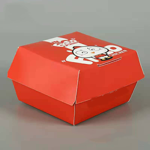 Großhandel Frittierte Pommes Frites und Hähnchen Verpackungsboxen Einweg-Fast-Food Mitnahme-Papierbox Snacks Hamburger Verpackungskarton - Product Image 3