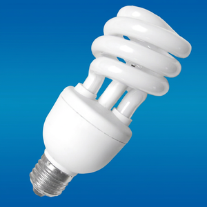 Lámpara CFL de Media Espiral E27 Blanca 6000K Luz Diurna, 8000 Horas, 80lm/W, CRI 80, AC 220V, 2 Años de Garantía, Plástico, OEM, 1200 Lúmenes - Product Image 1