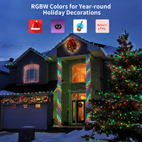 Décoration extérieure gouly guirlande de lumières led de Noël 360 angle lumineux ucs2904 câble lumineux en caoutchouc