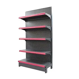 Super Market Equipment Rack Regale Gondel Metall Display Lebensmittel geschäft Gebraucht Shopping Supermarkt Regale