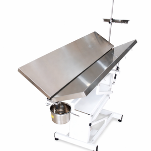 Table d'examen vétérinaire avec plateau en V, table d'opération pour animaux avec fonction chauffante, table de chirurgie vétérinaire pour chiens et chats - Product Image 3