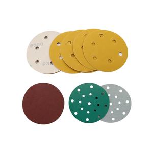 Lixa-Lijas de 6 pulgadas Para lijar coches, lijadoras automotrices P80, papel de arena Para automóviles - Product Image 4