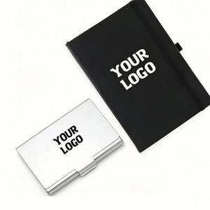Factory Wholesale Holder With Custom Logo Id Name Wallet Credit Card Case <b>Box</b> for Business Promo Gift - Product Image 1