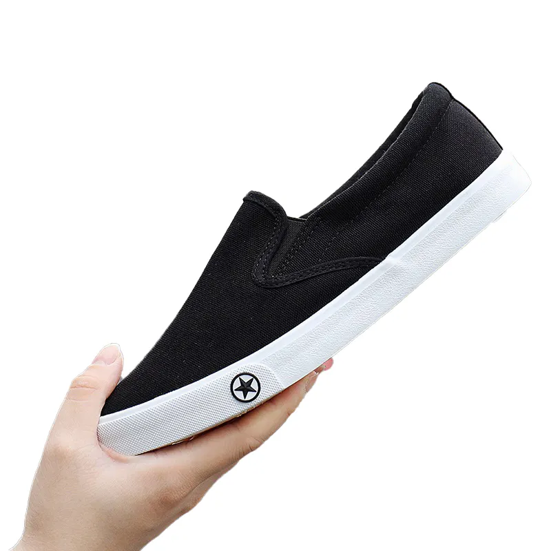 Men Casual Board Shoes Plimsolls Slip On Canvas Shoes Sneakers boat shoes