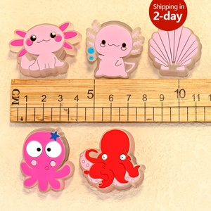 2025 Cá Nhân Thiết Kế <span class=keywords><strong>3D</strong></span> Sáng Bling Giày Phụ Kiện Động Vật Phát Sáng Trong Bóng Tối Giày Đồ Trang Trí Màu Hồng <span class=keywords><strong>LED</strong></span> Giày Charms Số Lượng Lớn - Product Image 2