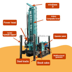 China Merk Fy350 Draagbare Waterboormachine Dieselboormachine <span class=keywords><strong>300M</strong></span> 400M - Product Image 2