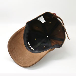 Gorra de béisbol de algodón lavado Vintage al por mayor papá pata perro bordado deportivo hoja leopardo punto Color sólido Argyle fruta común - Product Image 4