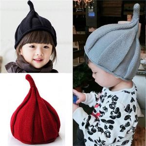 Bonnet tricoté <span class=keywords><strong>pointu</strong></span> pour bébé, mignon, pour filles et garçons, Noël, automne-hiver, résistant aux intempéries, style tendance, 1-3 ans - Product Image 3