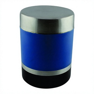 Boîte de rangement de cuisine en métal en gros, vert bleu, avec impression pour pain, thé et sucre, stockage et conteneur d'aliments - Product Image 1