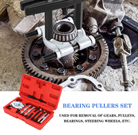 9 pièces ensemble d'extracteur de séparateur de roulement Kit d'outils de retrait de roulement Portable séparateur de roulement en métal ensemble d'outils de réparation automatique
