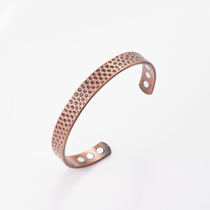 Copper <b>Wire</b> <b>Brushed</b> Bracelet Geometric Pattern Bronze Zinc Alloy Everyday Wear Jewelry - Product Image 1