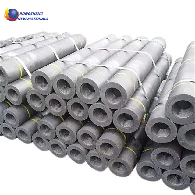 RP HP UHP 200mm Graphite Electrode EAF Carbon Graphite Electrodes for Ladle Furnace