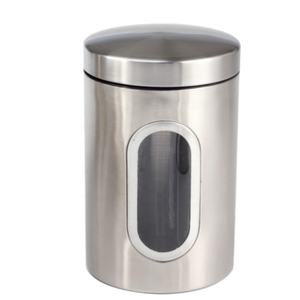 Modern Stainless Steel Multifunction Food Storage Containers Coffee <b>Canister</b> <b>Set</b> with Lid Visible Design Tea Sugar <b>Kitchen</b> Use - Product Image 5
